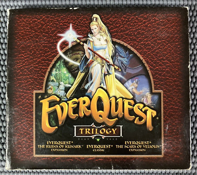 Vintage 2001 EverQuest Trilogy PC Game 2 Discs - Tested