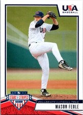 2019 Panini Stars & Stripes USA Baseball #4 Mason Feole