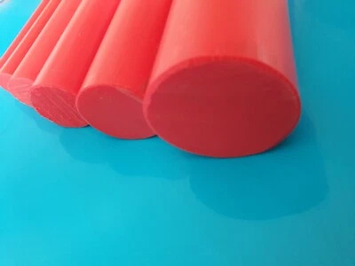engineering plastic red pvc round 10mm 15mm 20mm 25mm 30mm 40mm nylon acetal pom