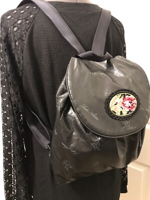Lake Alster Backpack, Black Signature Rose Jacquard  display picture 1