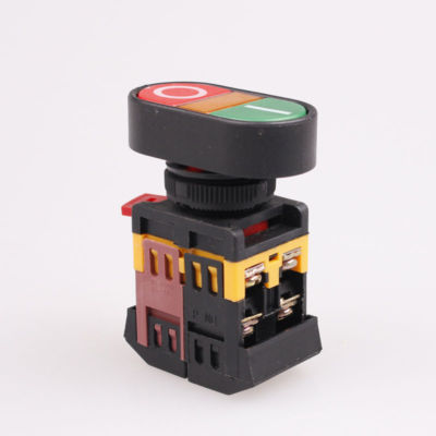 New 1x ON-OFF START STOP Push Button w Light Indicator Momentary Switch AC110V