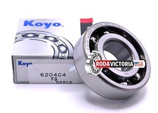 KOYO Japan 6204 C4 Ball Bearing, Metal Shielded, OPEN ONE SIDE 20x47x14 mm