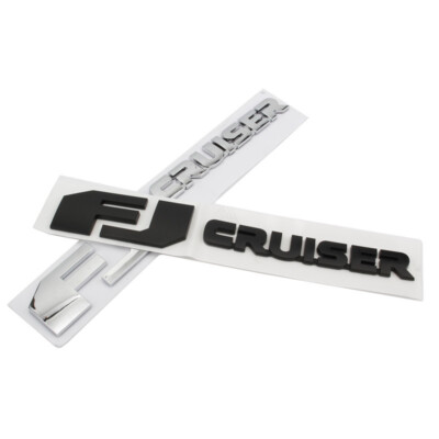 1PCS Für FJ Cruiser Hintere Tür Emblems Ornaments 3D Overlay Abzeichen