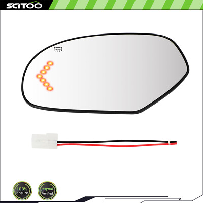 Driver Side Mirror Glass Heated For 07-14 Chevrolet Silverado Cadillac Escalade