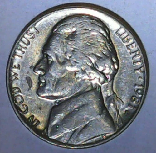 1981-P Jefferson Nickel — photo from the most recent tracked eBay sale