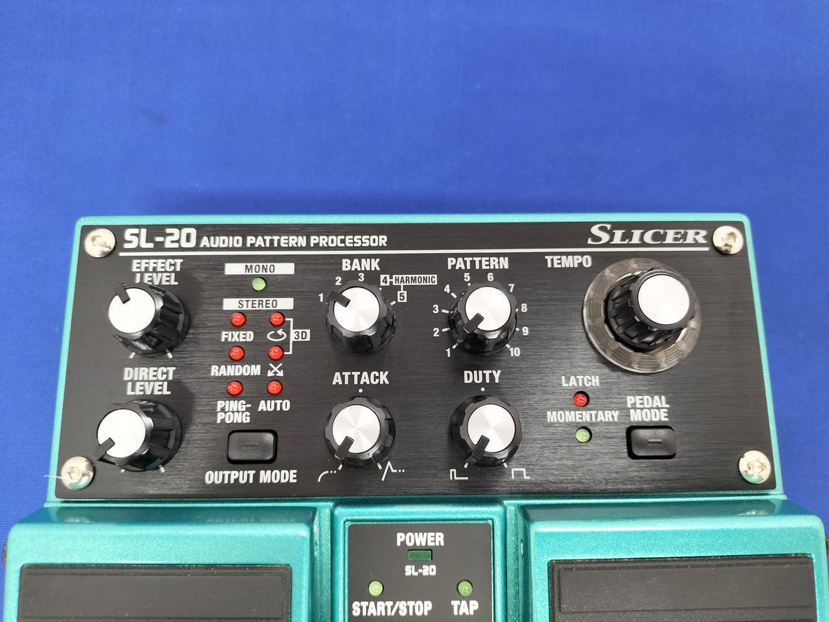 BOSS SL-20 SLICER Audio Pattern Processor Guitar Effect BOSS SL-20 SLICER Audio Pattern Processor Guitar Effect