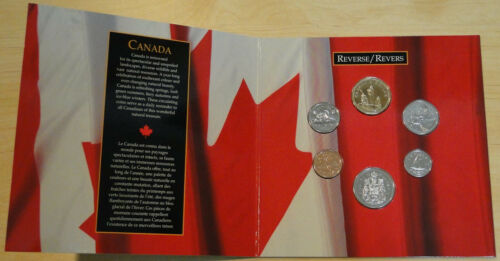 BU PL 1995 Oh Canada 6 coin set mint sealed holder with peace keeping loonie - Picture 1 of 6