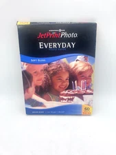 New Jet Print Photo Paper Everyday Soft Gloss 8.5"x 11" Medium Weight 60 Sheets