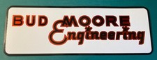 BUD MOORE ENGINEERING CALCOMANÍA DE LÁMINA DELGADA PEGATINA - SCCA - TRANS AM RACING-BOSS 302
