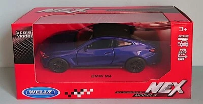 BMW M4 G82. New Collectable Toy Model Car. Welly NEX 2024. 1:38 scale.