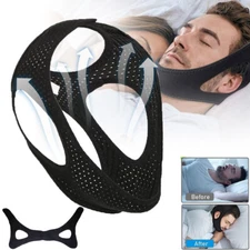 Snore Stopping Strap - Soft, Bedroom Use & Quiet Sleep for Side/Back Sleepers