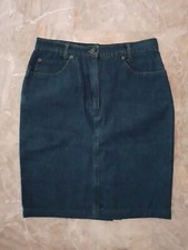 Gonna jeans 42 denim blu scuro