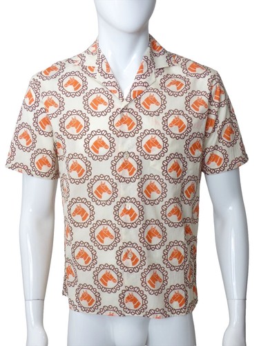 GUCCI / Short Sleeve Shirt / Medium / Silk / Multicolor / 663638