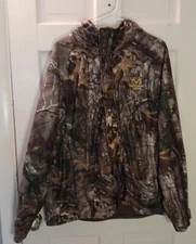 Realtree Jacket - Men's Extra Large Camo Fleece Coat Full Zip hunting jacket 