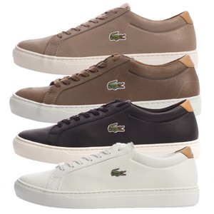 tan lacoste trainers