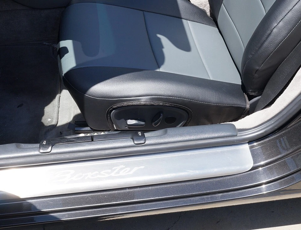 for PORSCHE BOXSTER 911 996 986 1997-2004 BLACK IGGEE CUSTOM FIT SEAT COVERS - Image 3 of 4