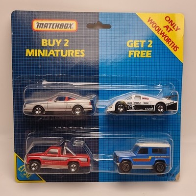 Vintage 1987 Matchbox MB-170 Buy 2 Miniatures Get 2 Free Exclusive To Woolworths
