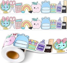 65 ft Pastel Bulletin Board Borders Classroom Borders Trim Cartoon Stationery