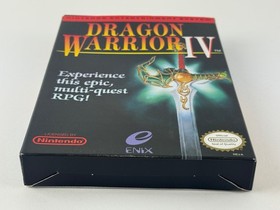 Dragon Warrior 4 (Nintendo NES, 1992) CIB Complete w/Protector, Manual & Box VGC