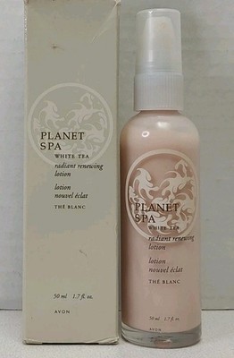AVON Planet Spa White Tea Radiant Renewing Lotion 1.7 fl. Oz. Full Bottle 