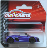 Majorette Audi R8 Spyder Violett Neu/Ovp Sportwagen Sports Car Cabrio Roadster