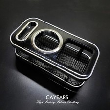 Jdm Chrome Brim Piano Black Luxury Cup Holder Drinks Car Instrument Desk Table Jdm Chrome Brim Piano Black Luxury Cup Holder Drinks Car Instrument Desk Table