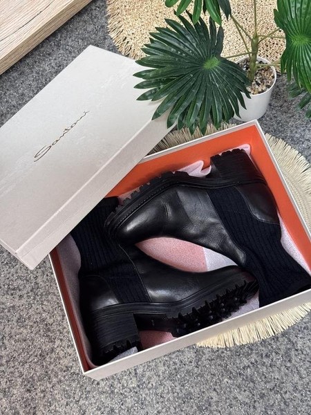Women Laura Bellariva Boots Black Leather 38