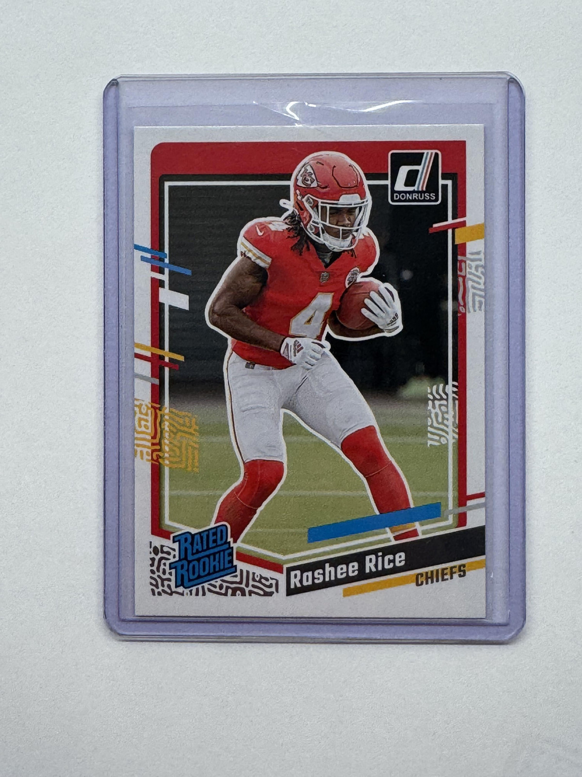 2023 Donruss Rashee Rice Press Proof Red RC Kansas City Chiefs #350