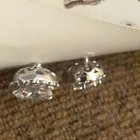 Vintage CZ Stud Earrings — photo 3