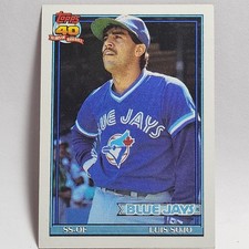 1991 Topps Baseball Card Luis Sojo Toronto Blue Jays #26