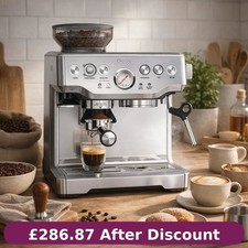 Sage The Barista Express BES875/SES875 Bean to Cup Coffee Machine Silver/Black-