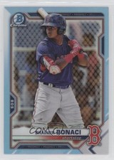 2021 Bowman Draft Chrome Sky Blue Refractor Brainer Bonaci #BDC-54 0cj2