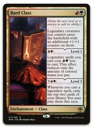 Bard Class #217 Adventures in the Forgotten Realms MTG
