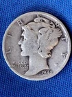 1942 Mercury Dime Silver 10C Circulated Uncertified Business Strike US Coin (100