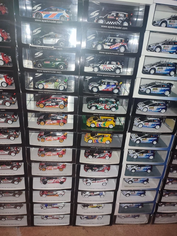 1x Spark Models FORD FIESTA Wrc Ken BLOCK Rally DEUTSCHLAND 2011 - 1:43 RARE - Immagine 4 di 4