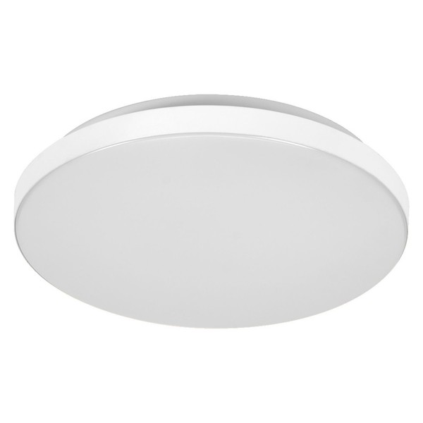 Led Deckenleuchte Metall Weiß Osram 3000K IP44 B:28,5Cm Deckenlampe Badezimmer-image