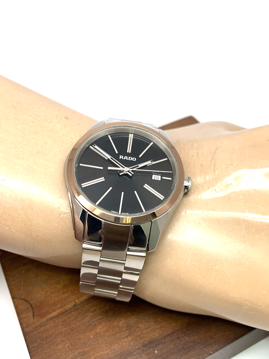 Rado Men's Watch R32184163 Hyperchrome Swiss Quartz Black Dial