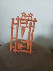 Tmnt Shredder weapon rack Ninja Turtles sword Unpunched 1988 Style Retro