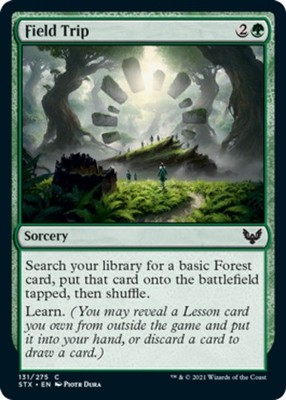 Field Trip - Foil Strixhaven: School of Mages Lightly Played, English