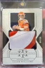 CALEB WILLIAMS 2024 TRUE ROOKIE NATIONAL TREASURES 206 ROOKIE PATCH /25 RC