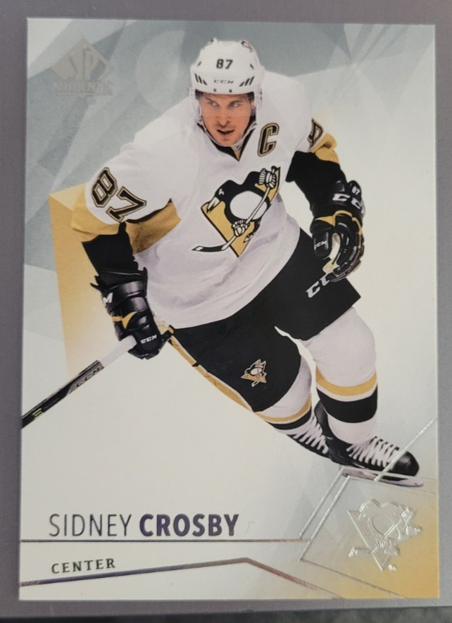 2015-16 Upper Deck SP Authentic Hockey SIDNEY CROSBY Pittsburgh Penguins NHL #87