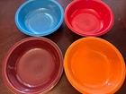 Set Of 4 Fiestaware HLC Fiesta Cereal Soup Bowls 7" Mixed Colors Unused