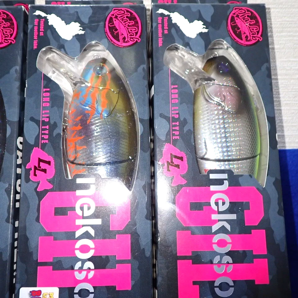 JDM Joint Minnow Blue Gill Shape Nekosogill LL X 4 PHAT LAB inc. Made in JAPAN - Image 3 of 4