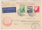 GERMANY 1936 AIR SHIP LZ-129 multi franked air mail cover *FRANKFURT-NEW YORK*