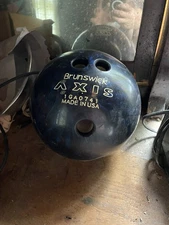 Brunswick Axis Blue Speckled Bowling Ball 9 Pounds