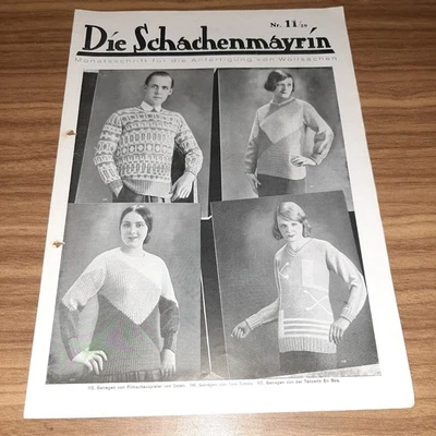 „DIE SCHACHENMAYRIN“ MONATSSCHRIFT WOLLSACHEN VINTAGE MODE 11/1929 - Bild 1 von 4