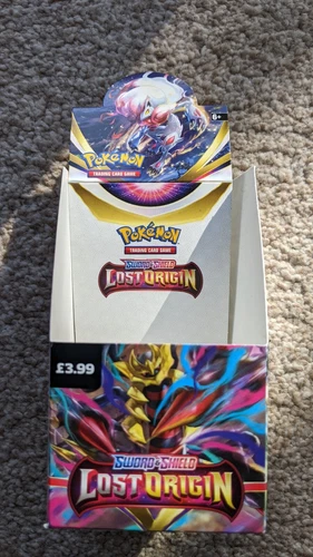 Pokémon Sword & Shield- Lost Origin Cardboard Display 18 Pack Box *EMPTY*