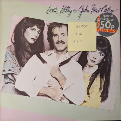 Leslie, Kelly & John Ford Coley Vinyl Record EX/VG+ AMLH64841 1981 1st Press 