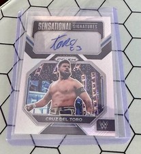 WWE Panini Sensational Signatures 2023 Cruz Del Toro SN-CDT