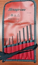 New Snap On 8pc Roll Pin Punch Set PPR708BK